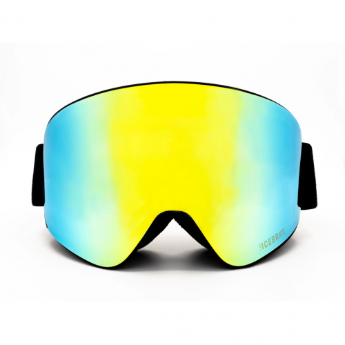  - Bonetech ICEBRKR Black Yellow-Green Mirror | Ski 